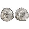 Image 1 : Potosi, Bolivia, cob 8 reales, 1737M, NGC MS 60.