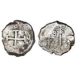 Potosi, Bolivia, cob 8 reales, 1738M.