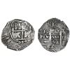Image 1 : Potosi, Bolivia, cob 4 reales, 1654E, dot-PH-dot at top, ex-Capitana.