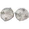 Image 1 : Potosi, Bolivia, cob 4 reales, 1664E.