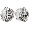 Image 1 : Potosi, Bolivia, cob 2 reales, 1662E.