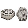Image 1 : Potosi, Bolivia, cob 2 reales, 1773(V-Y), rare.