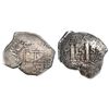 Image 1 : Bogota, Colombia, cob 1 real, Philip IV, assayer R (pillars type, 1651), PCGS XF40, ex-Eldorado.