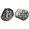 Image 1 : Bogota, Colombia, cob 1/2 real, Charles II (monogram of Philip III or IV), no assayer (Arce?), rare.
