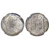 Image 1 : Potosi, Bolivia, bust 8 reales, Ferdinand VII, 1817PJ, NGC AU 55.