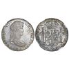 Image 1 : Potosi, Bolivia, bust 8 reales, Ferdinand VII, 1825JL, NGC AU 55.