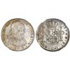 Image 1 : Santiago, Chile, bust 8 reales, Charles IV, 1804FJ, NGC AU 58.