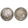 Image 1 : Santiago, Chile, 1/4 real, Charles IV (bust of Charles III, ordinal IIII), 1791.