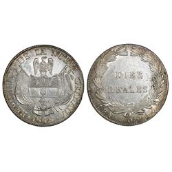 Bogota, Colombia, 10 reales, 1848.