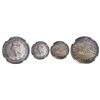 Image 1 : Colombia (struck at the Waterbury mint, Connecticut), silver proof pattern 2-1/2 centavos, 1881, sla