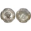 Image 1 : Costa Rica, 1 real, "lion" countermark (Type VI, 1849-57) on a Costa Rica (Central American Republic