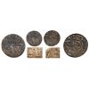 Image 1 : Santo Domingo, Dominican Republic, copper 1/4 real cuarto Ferdinand VII (ca. 1810-20) over Maracaibo