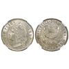 Image 1 : Dominican Republic (struck at the Paris mint), 1/2 peso, 1897-A, NGC MS 62.