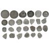 Image 2 : Study collection of 26 El Salvador 2R (two), 1R (23) and 1/2R (one), unofficial and private counters