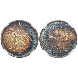 Berlin, Germany, 1 mark, 1904-A, NGC MS 64.