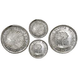 Guatemala (Central American Republic), 1 real, 1824M, PCGS MS65, finest known in PCGS census, ex-Hub