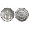Image 1 : Guatemala (Republic), 1R-sized silver medal, 1847, NGC MS 64+, finest known in NGC census.