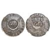 Image 1 : Jamaica (British administration), 6 shillings 8 pence, "GR" double countermark (1758) on a Mexico Ci