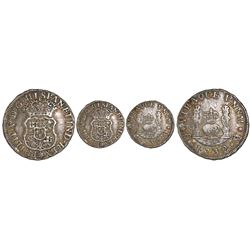 Mexico City, Mexico, pillar 1 real, Philip V, 1732, no assayer or denomination, very rare.