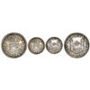 Image 1 : Mexico City, Mexico, pillar 1 real, Philip V, 1733MF, mintmark M.X, rosette stops.