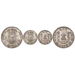 Mexico City, Mexico, pillar 1 real, Charles III, 1760M.