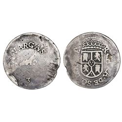 Sombrerete de Vargas, Mexico, 8 reales, 1812, PCGS F12.