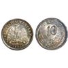 Image 1 : Mexico City, Mexico, 10 centavos, 1885M, PCGS MS66, finest and only example in PCGS census.