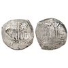 Image 1 : Brabant, Spanish Netherlands, 48 patards, "Golden Fleece" countermark (1666-72) on a Potosi, Bolivia