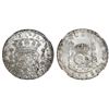 Image 1 : Lima, Peru, pillar 8 reales, Ferdinand VI, 1758JM, dots over both mintmarks, NGC AU details / cleane