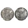Image 1 : Lima, Peru, pillar 8 reales, Charles III, 1767JM, dot over left mintmark only, NGC XF 40.