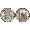 Image 1 : Lima, Peru, pillar 8 reales, Charles III, 1772JM, dot above left mintmark only, NGC AU 58.