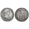 Image 1 : Cuzco, Peru, bust 8 reales, Ferdinand VII, 1824/3T, rare.