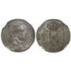 Image 1 : Philippines (under Spain), 50 centimos, Alfonso XII, 1882, NGC AU 50.