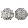 Image 1 : Caracas, Venezuela, "imitation cob" 2 reales, date "182" (early 1800s), NGC VF 20, ex-Rosenman (stat