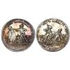 Image 1 : Buenos Aires, Argentina (struck in Santiago, Chile), large silver medal, 1807, defense of Buenos Air