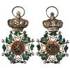 Image 1 : Belgium, gilt and enameled base-metal star cross officer's decoration, ca. late-1800s to early 1900s