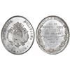 Image 1 : Bolivia, oval silver medal, 1892, completion of Bolivian Railway.