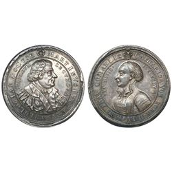 Saxe-Gotha-Altenburg (German States), silver medal, (1717), Martin Luther - Reformation 200th Annive