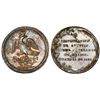 Image 1 : Mexico City, Mexico, 4 reales-sized silver proclamation medal, 1822, Iturbide, NGC MS 63.