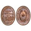 Image 1 : Paraguay, oval bronze military medal, 1870, Amambay Campaign, rare.
