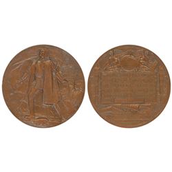 USA (Philadelphia mint), large bronze award medal, Columbian Exposition, 1892-93, awarded to Paragua