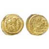 Image 1 : Byzantine Empire, AV semissis, Maurice Tiberius, 582-602 AD, NGC MS, strike 4/5, surface 4/5.