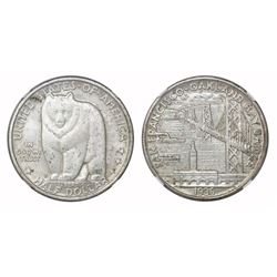 USA (San Francisco mint), half dollar, 1936-S, Bay Bridge, NGC MS 64.