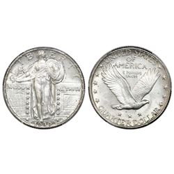 USA (Philadelphia mint), quarter dollar "Standing Liberty," 1930, PCGS AU58, CAC.