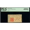 Image 1 : New Jersey, USA, colonial currency, 3 shillings, March 25, 1776, plate B, serial 33093, PCGS Choice