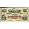 Image 1 : Buenos Aires, Argentina, Provincia de Buenos Aires, 50 pesos, 1-1-1869, serial 180380, rare.