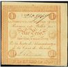 Image 1 : Buenos Aires, Argentina, Provincia de Buenos Aires, 1 peso, 1-1-1844, serial 9508969.