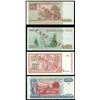 Image 2 : Lot of four Santiago, Chile, Banco Central, specimen pesos in leather display portfolio: 10,000 peso