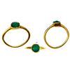 Image 2 : Gold-and-emerald ring, approx. 1 carat, size 4, from the Atocha (1622).
