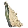 Image 1 : Encrusted green-glass ale bottle from an unidentified early-1800s wreck off Santo Domingo, Dominican